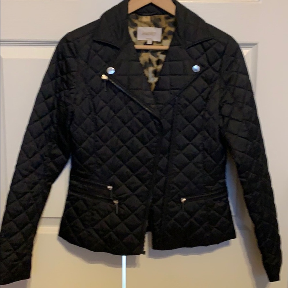 Black Quilted Laundry Jacket